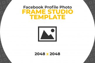 Facebook Frame Studio Template by Detroix Digital