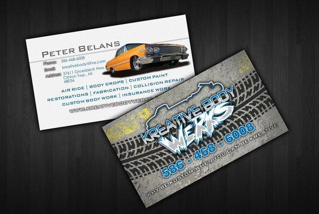 Kreative Body Werks - Business Cards by Detroix Digital