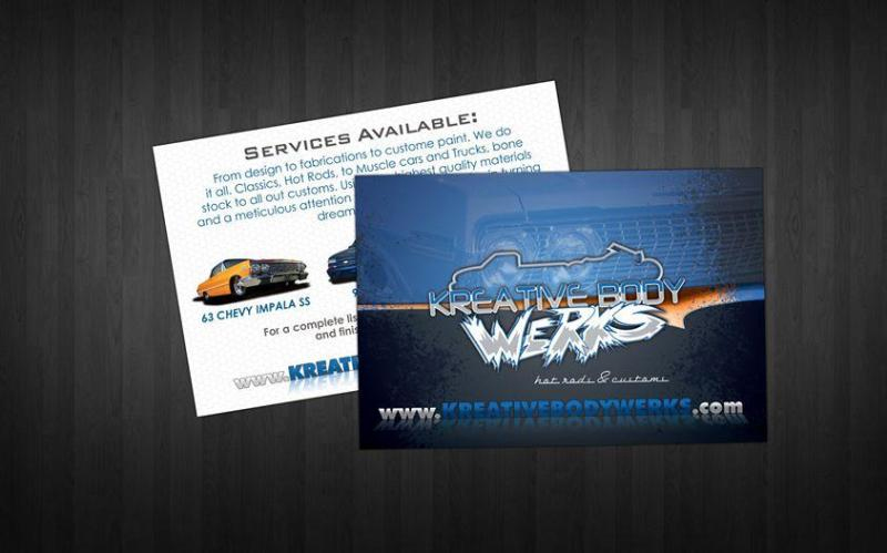 Kreative Body Werks - Service Flyers by Detroix Digital