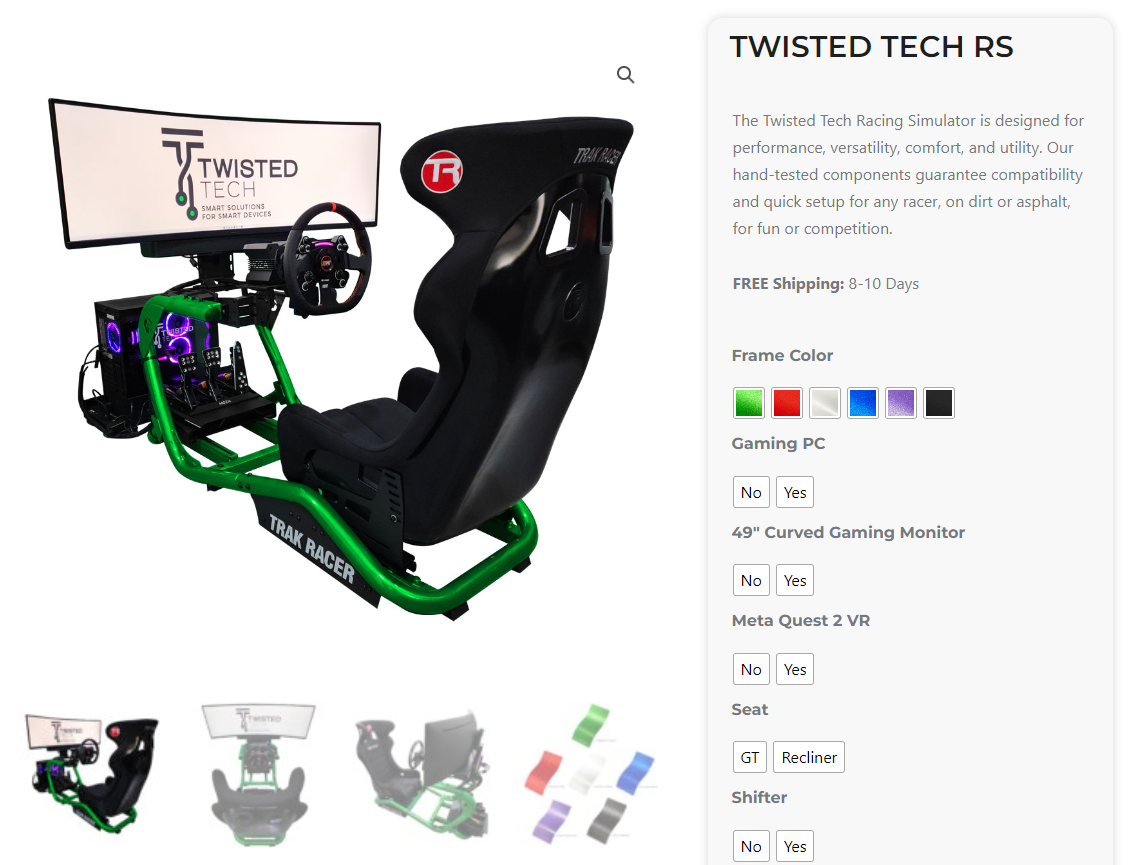 Twisted Tech RS (Racing Simulator)
